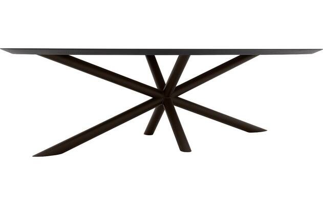 Goossens excellent eettafel gs 1302 zwart eiken - 8219489-03