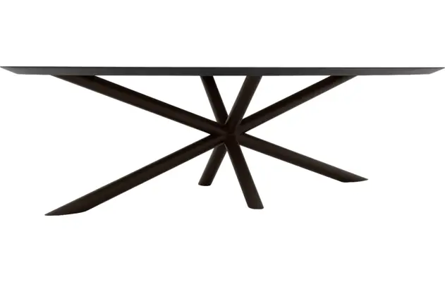 Goossens excellent eettafel gs 1302 zwart eiken - 8219489-03