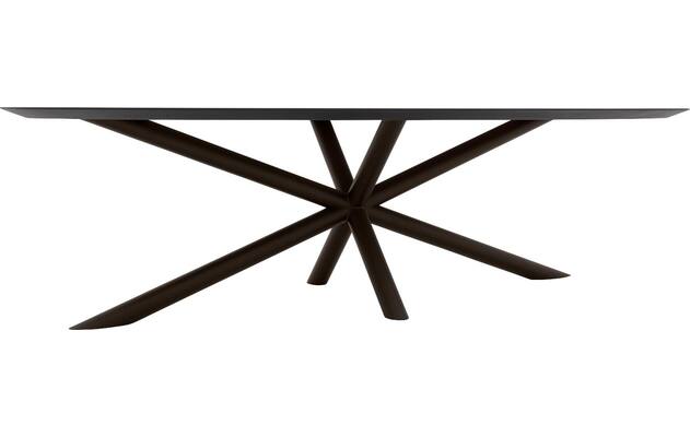 Goossens excellent eettafel gs 1302 zwart eiken - 8219490-03