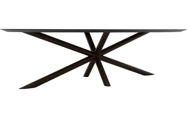 Goossens excellent eettafel gs 1302 zwart eiken - 8219490-03
