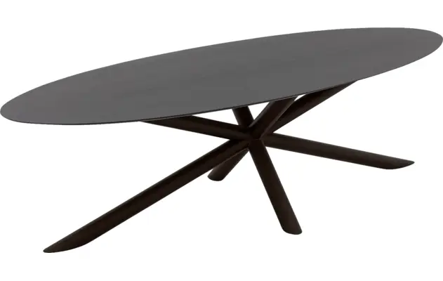 Goossens excellent eettafel gs 1302 zwart eiken - 8219490-04