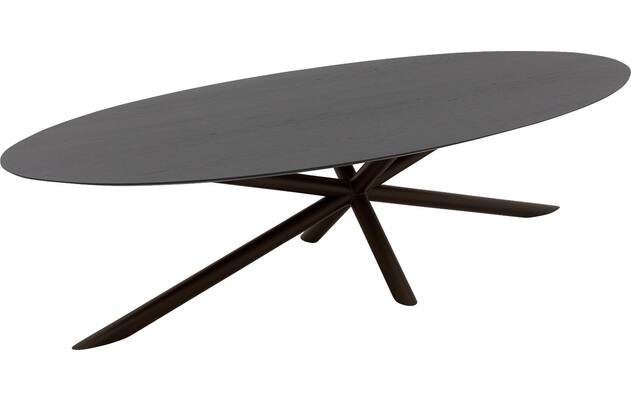 Goossens excellent eettafel gs 1302 zwart eiken - 8219491-04