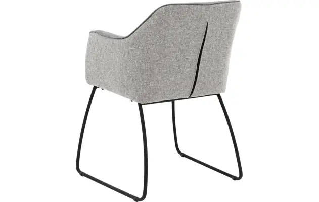 Goossens eetkamerstoel lisbet grijs stof - 8219494-02