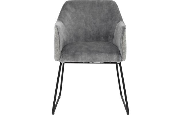 Goossens eetkamerstoel lisbet grijs stof - 8219494-04
