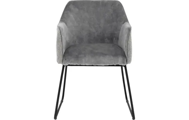 Goossens eetkamerstoel lisbet grijs stof - 8219494-04