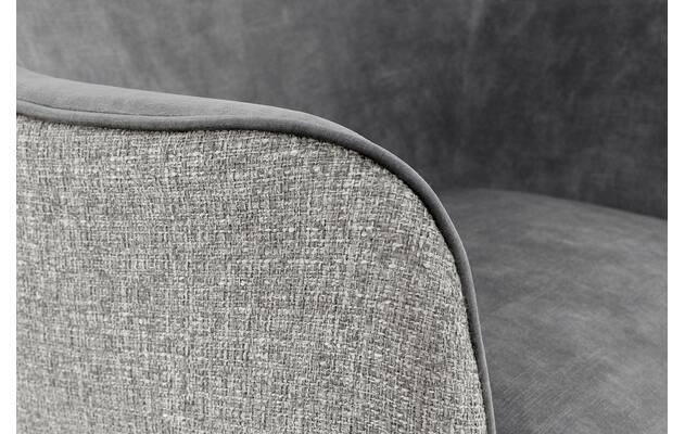Goossens eetkamerstoel lisbet grijs stof - 8219494-06