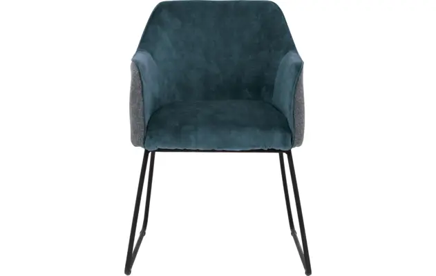 Goossens eetkamerstoel lisbet blauw stof - 8219495-04