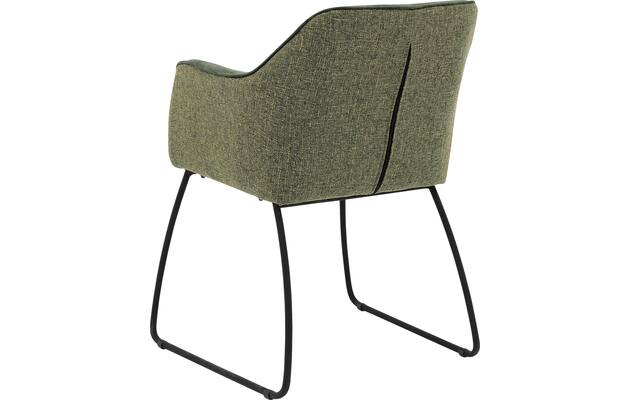Goossens eetkamerstoel lisbet groen stof - 8219496-02