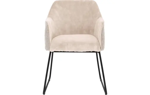 Goossens eetkamerstoel lisbet beige stof - 8219499-04