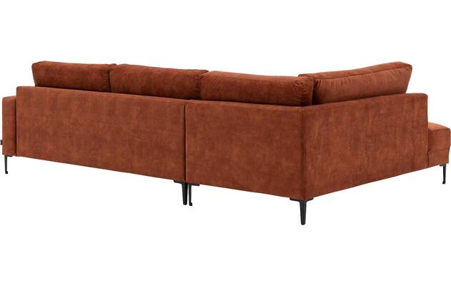 Goossens hoekbank coco bruin stof - 8219559-03