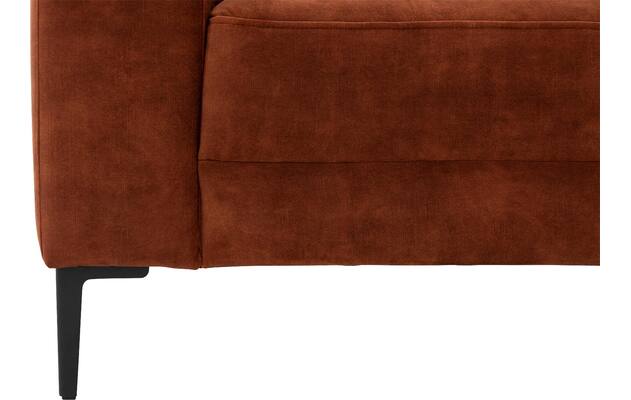 Goossens hoekbank coco bruin stof - 8219559-gespiegeld-07