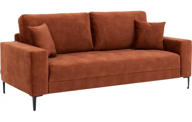 Goossens zitbank coco bruin stof - 8219560-05