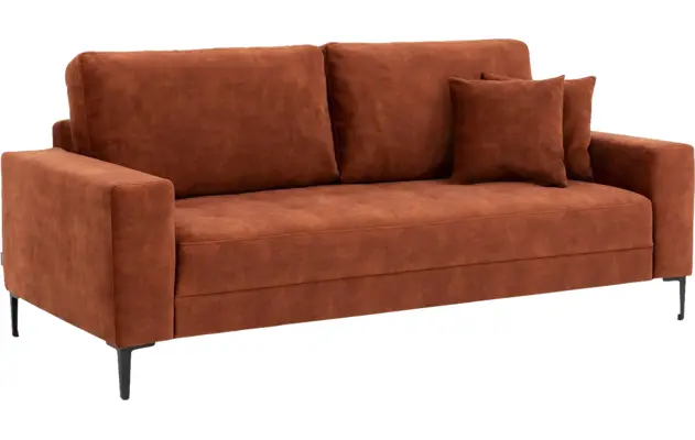 Goossens zitbank coco bruin stof - 8219560-06