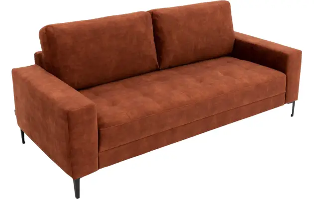 Goossens zitbank coco bruin stof - 8219560-08
