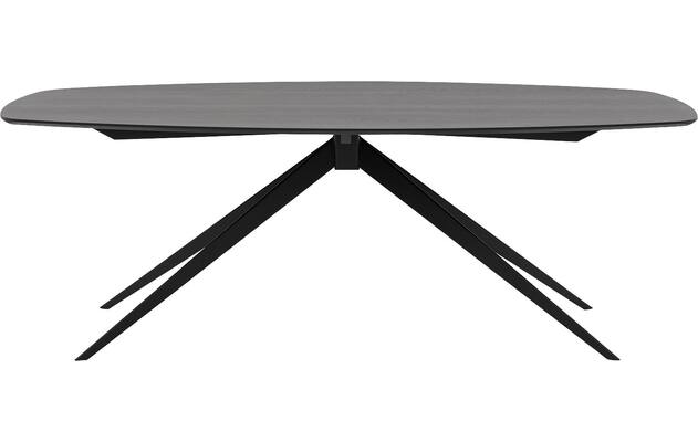 Goossens excellent eettafel uniek zwart eiken - 8219566-02