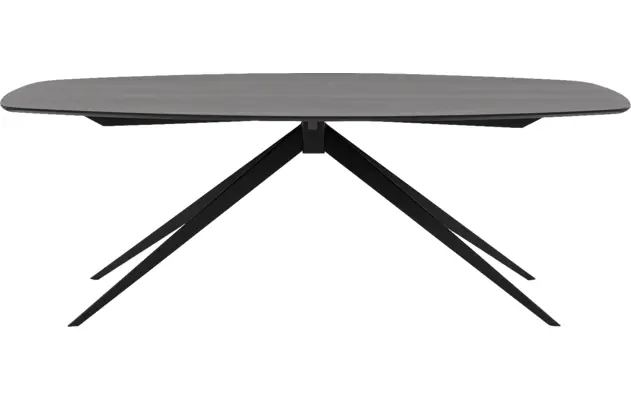 Goossens excellent eettafel uniek zwart eiken - 8219566-02
