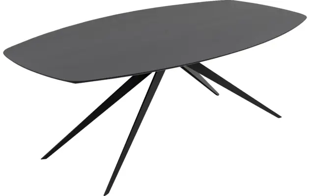 Goossens excellent eettafel uniek zwart eiken - 8219566-04
