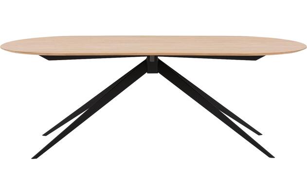 Goossens excellent eettafel uniek blank eiken - 8219567-02