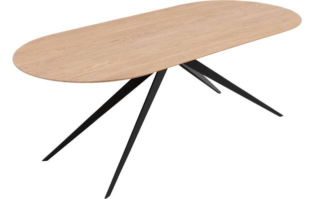 Goossens excellent eettafel uniek blank eiken - 8219567-04
