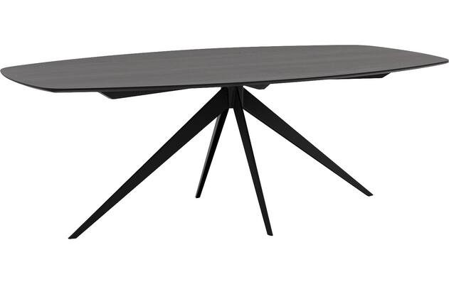 Goossens excellent eettafel uniek zwart eiken - 8219569-01