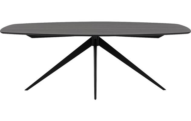 Goossens excellent eettafel uniek zwart eiken - 8219569-02
