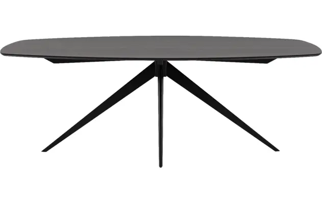 Goossens excellent eettafel uniek zwart eiken - 8219569-02