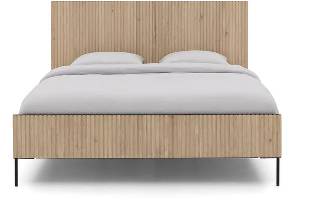 Goossens bedframe capelli onbewerkt eiken - 8219573-02