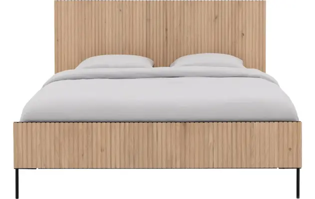 Goossens bedframe capelli onbewerkt eiken - 8219573-02