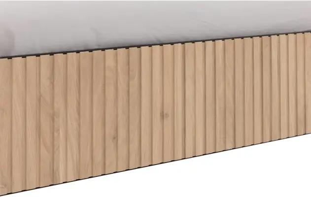 Goossens bedframe capelli onbewerkt eiken - 8219573-08