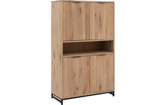 Goossens opbergkast max grijs eiken - 8219581-02
