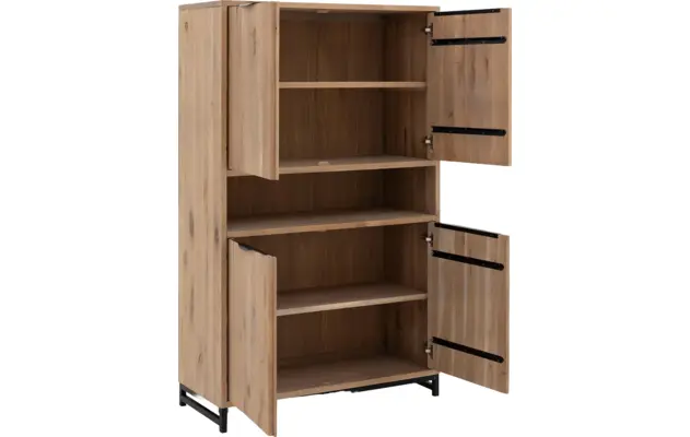 Goossens opbergkast max grijs eiken - 8219581-03