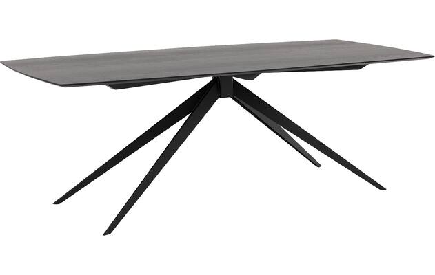 Goossens excellent eettafel uniek zwart eiken - 8219604-01