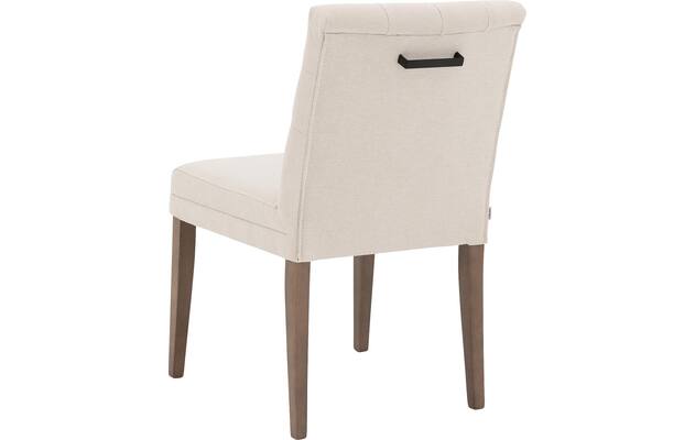 Goossens eetkamerstoel pearl wit stof - 8220153-04