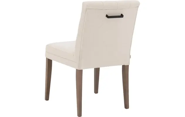 Goossens eetkamerstoel pearl wit stof - 8220153-04