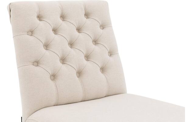 Goossens eetkamerstoel pearl wit stof - 8220153-06