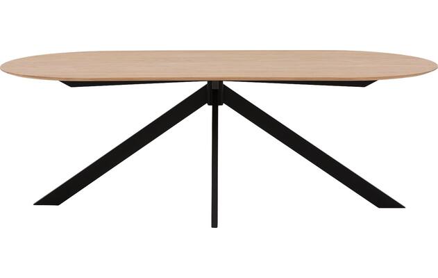 Goossens excellent eettafel uniek blank eiken - 8220173-02
