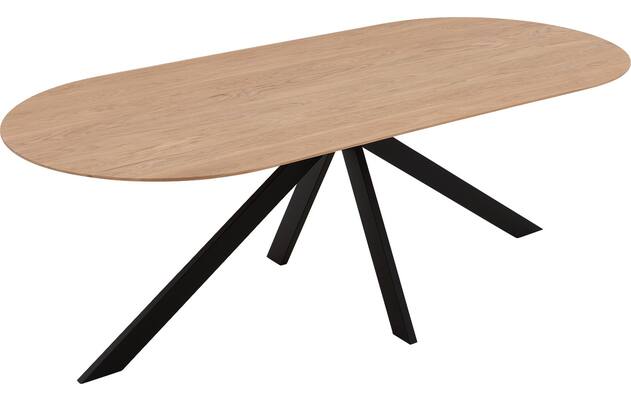 Goossens excellent eettafel uniek blank eiken - 8220173-03