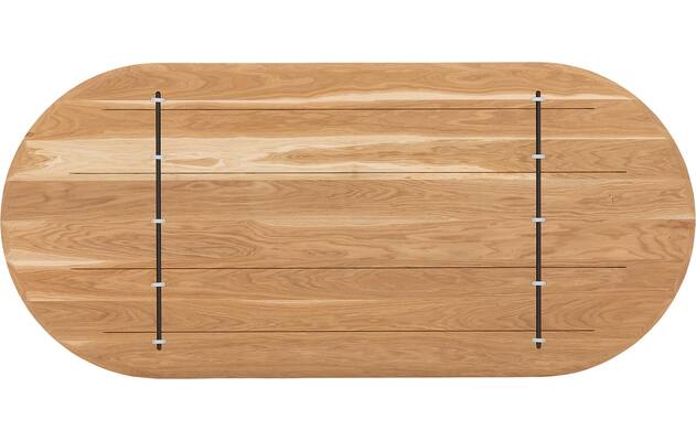Goossens excellent eettafel uniek blank eiken - 8220173-08