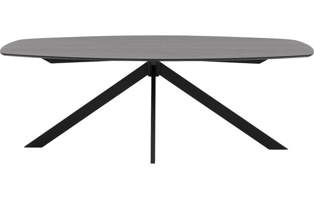 Goossens excellent eettafel uniek zwart eiken - 8220178-02
