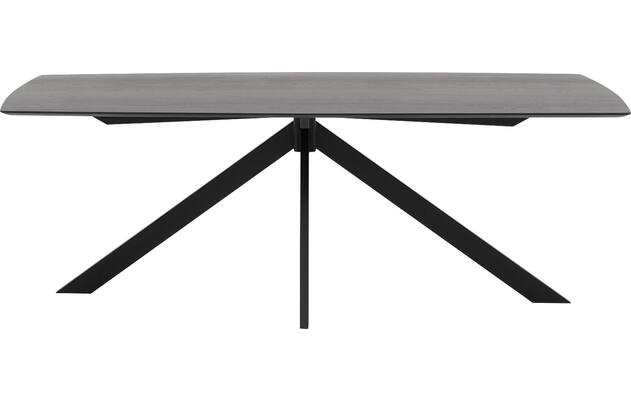 Goossens excellent eettafel uniek zwart eiken - 8220181-02