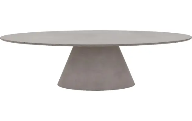 Goossens eettafel stone grijs beton - 8220435-02-A