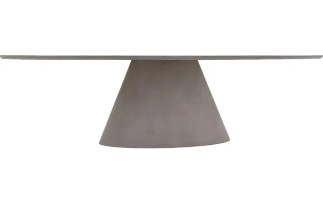 Goossens eettafel stone grijs beton - 8220435-04-A