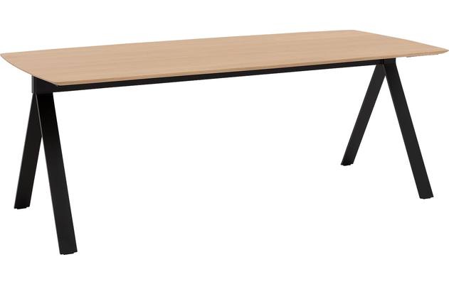 Goossens excellent eettafel uniek blank eiken - 8220438-01