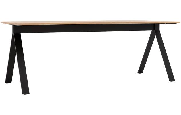 Goossens excellent eettafel uniek blank eiken - 8220438-03