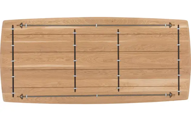 Goossens excellent eettafel uniek blank eiken - 8220438-08