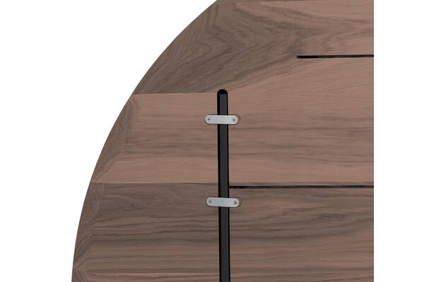 Goossens excellent eettafel uniek donker bruin eiken - 8220571-09