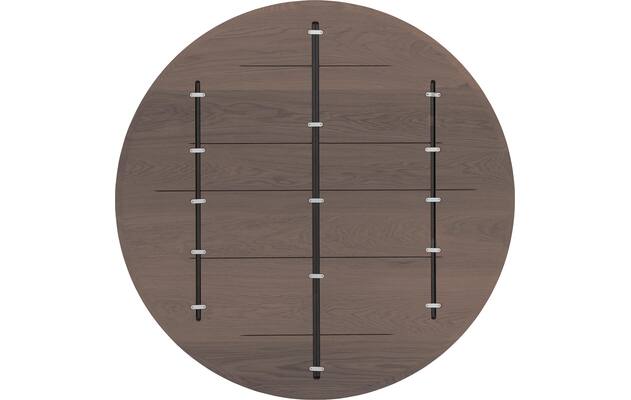 Goossens excellent eettafel uniek donker bruin eiken - 8220572-07