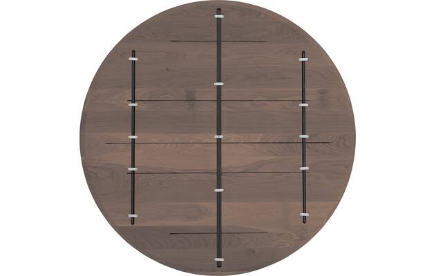 Goossens excellent eettafel uniek donker bruin eiken - 8220573-07