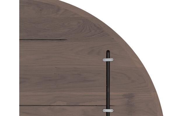 Goossens excellent eettafel uniek donker bruin eiken - 8220573-08