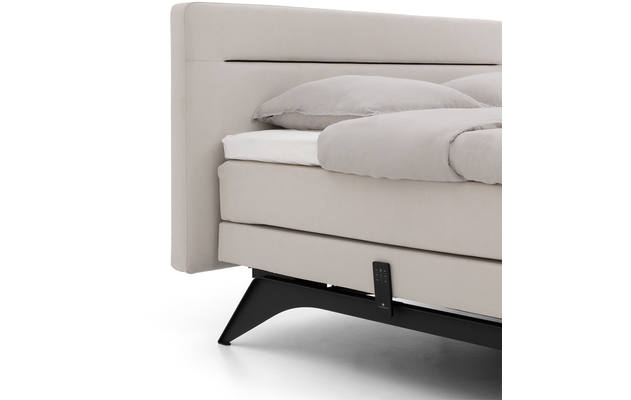Goossens excellent boxspring compleet avance dextro compleet grijs stof - 8220751-04